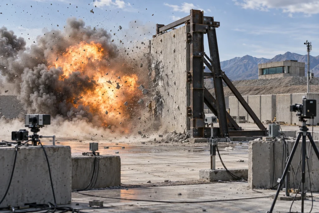 Controlled Blast Structural Test